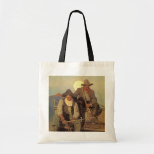 Vintage Cowboys, The Pay Stage av NC Wyeth Tygkasse