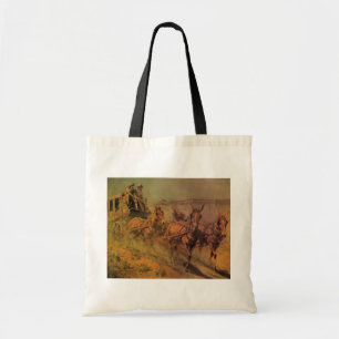 Vintage Cowboys, The Stage Coach av John Borein Tygkasse