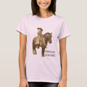 VINTAGE COWGIRL DAM TOP T SHIRT