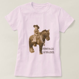 VINTAGE COWGIRL DAM TOP T SHIRT