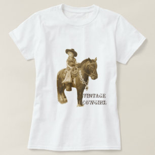 VINTAGE COWGIRL DAM TOP T SHIRT