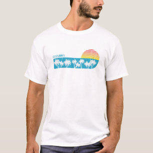 Vintage Cozumel Mexico Beach Handflatan Träd Retro T Shirt
