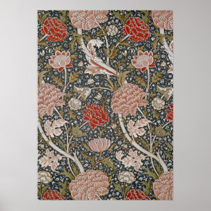 Vintage Cray Textile Print William Morris Poster