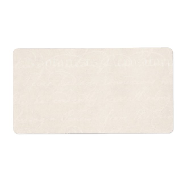 Vintage Cream Parchting-objektet ser gammal Papper Fraktsedel (Framsidan)