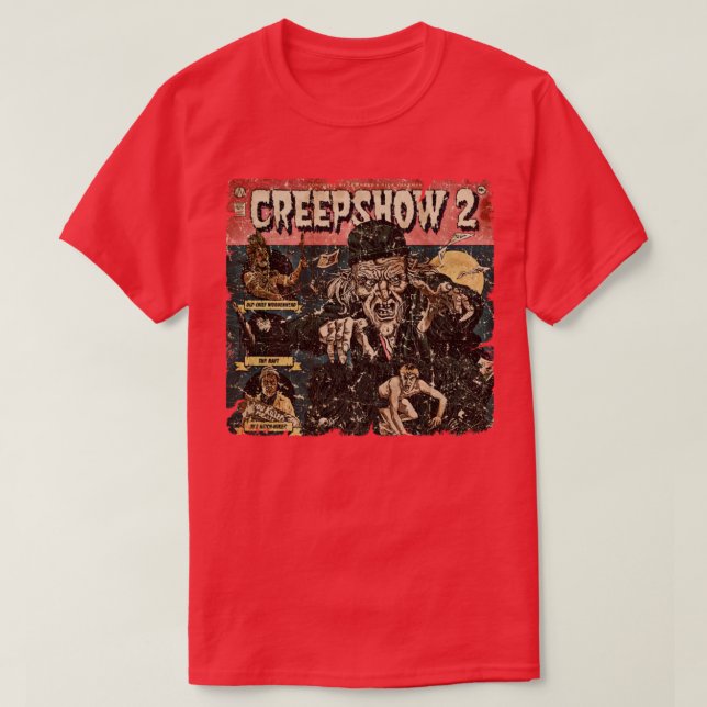 VINTAGE CREEPSHOW 2 T SHIRT (Design framsida)
