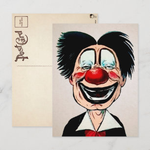 Vintage Creepy Closed Postcard Vykort