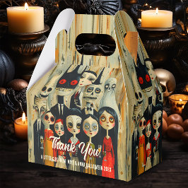 Vintage Creepy Colorful Spooky Time Halloween Presentaskar