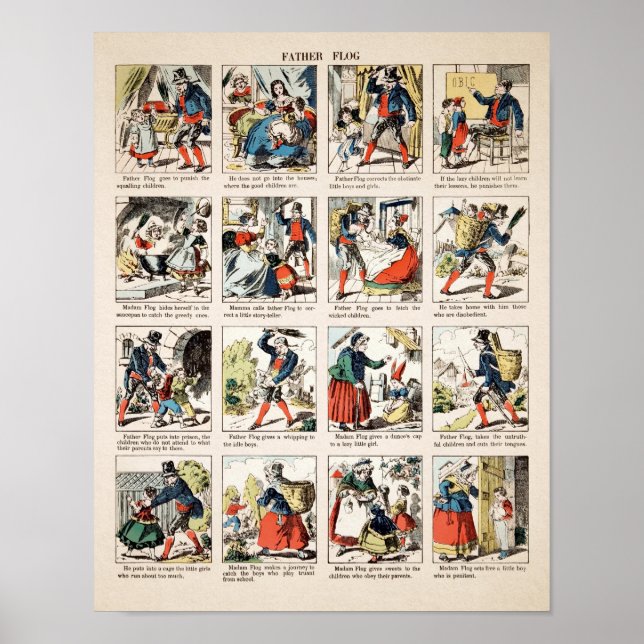 Vintage Creepy Far Poster Flog (Framsidan)