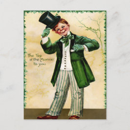 Vintage Creepy St. Patrick's Day Vykort