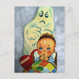 Vintage Creepy Valentines day Vykort