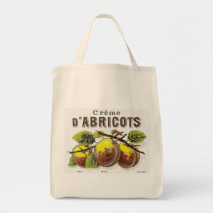 Vintage Creme d'Abricots Ad - Bag Tygkasse