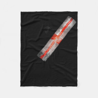 Vintage Cricket England Flag English Pride  Fleecefilt