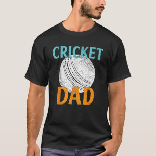 Vintage Cricket Player Pappa ger fina sportar Kärl T Shirt