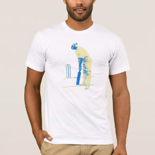 vintage cricketing meerkat tee shirt