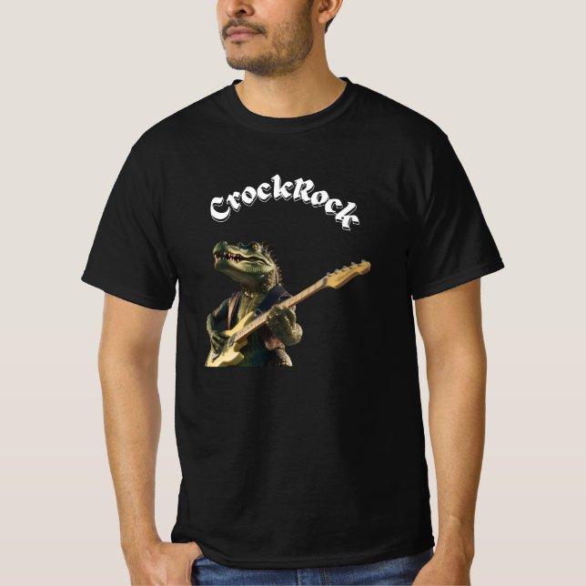 Vintage Crokodile Sten T Shirt (Framsida)