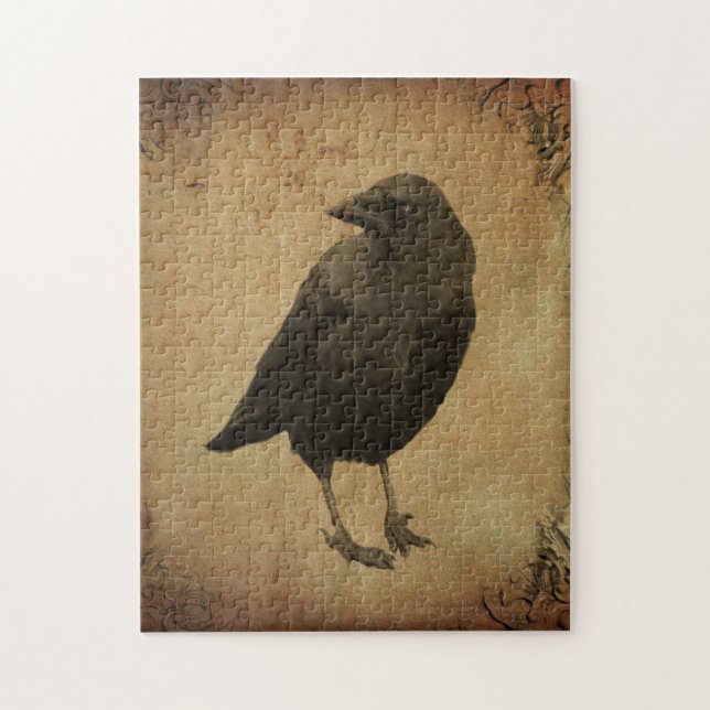 Vintage Crow Pussel (Vertikal)