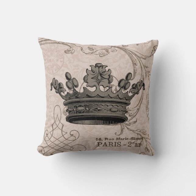 Vintage Crown...kudde Kudde (Framsida)