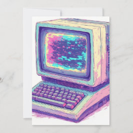 Vintage CRT-dator från slutet av 1990-talet - 2 Inbjudningar