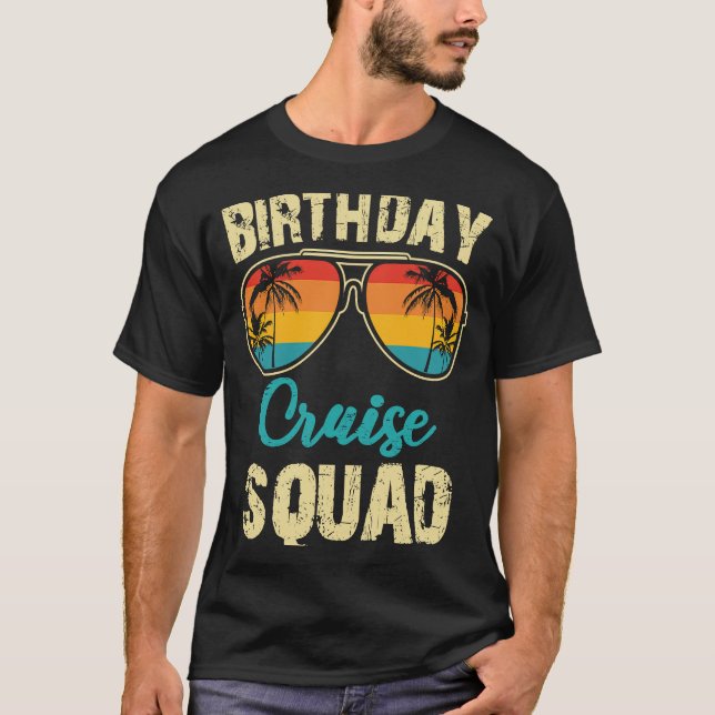 Vintage Cruis (Födelsedagsfest) vid havets daggsko T Shirt (Framsida)