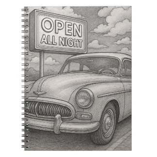 Vintage Cruiser Notebook Anteckningsbok