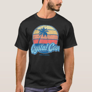 Vintage Crystal Cove California CA 70s Retro Surfa T Shirt