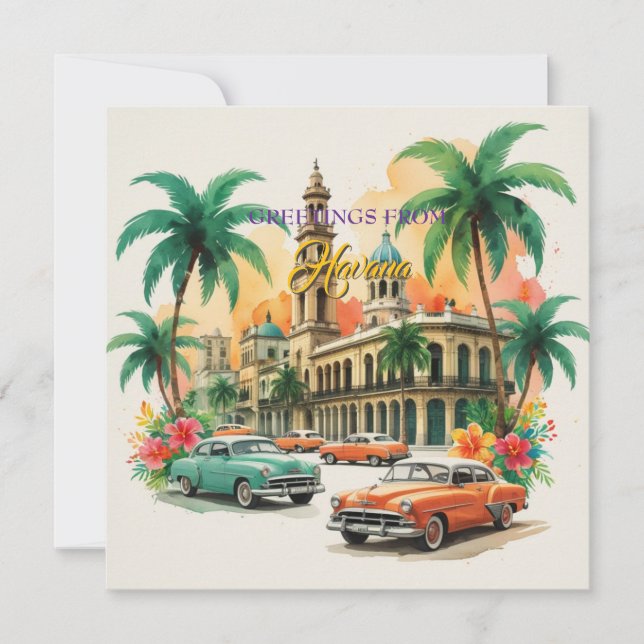 Vintage Cuba Travel - Hälsning från Havanna (Framsida)