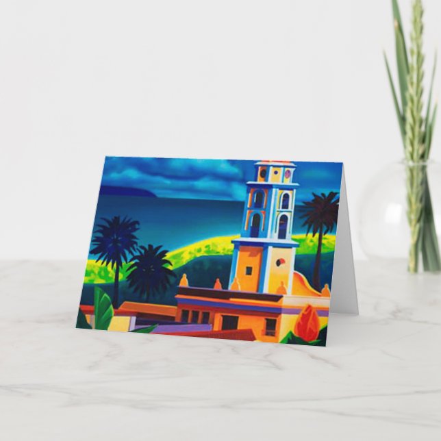 Vintage Cuba Travel Kort (Framsida)