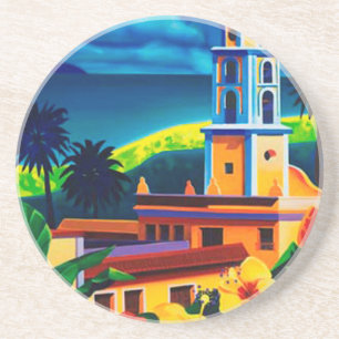 Vintage Cuba Travel Underlägg
