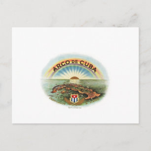Vintage Cubano Arco de Cuba Vykort