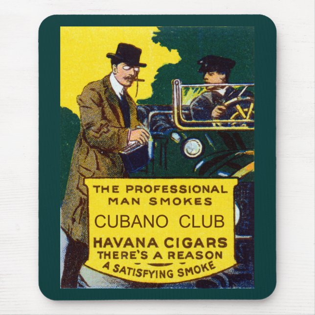 Vintage Cubano Klubb Cigars Musmatta (Framsidan)