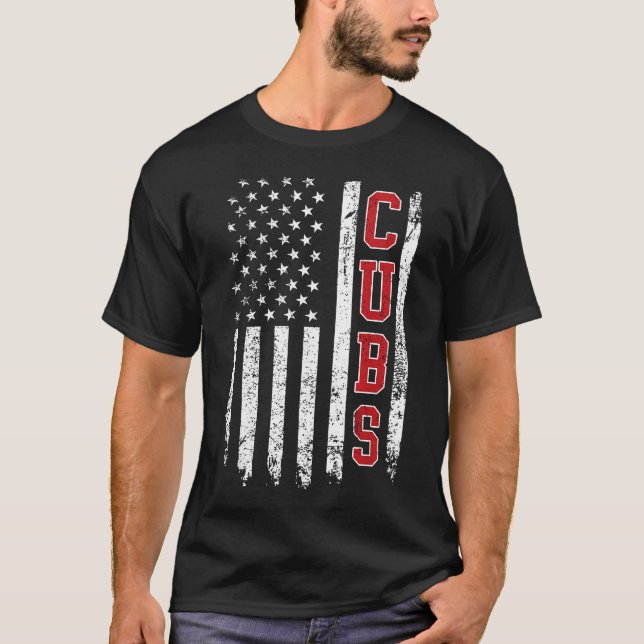 Vintage Cubs T Shirt (Framsida)