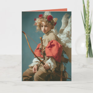 Vintage Cupid Ängel Kort