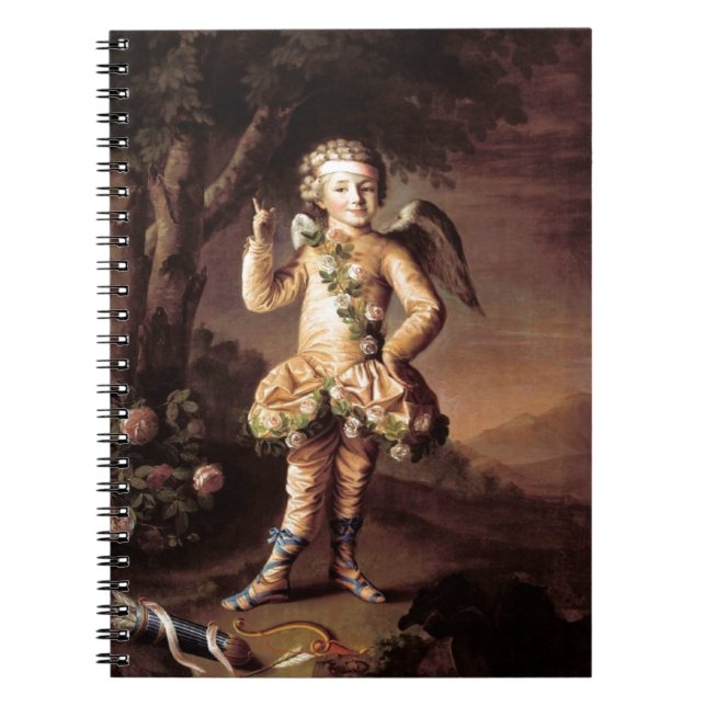 Vintage Cupid - Anteckningsbok (Framsidan)