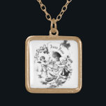 *~* Vintage Cupid AP40 Cherub Reading Bokar Guldpläterat Halsband<br><div class="desc">(sök-ID AP40 för liknande formgivning) Guld-försedd Vintage NECKLACE - SQUARE Änglar . PERSONALISERA OCH CUSTOMIZE MED NAMNET som visas på RULLAN. Viktoriansk Vintage Retro Old Antique ENGRAVED Classic Art of ÄNGLAR / CHERUBS / CUPIDS läser BOKAR och SCROLLSAR. * Energetiskt Enhanced Romantic Vintage Retro Antique CHERUB ANGEL on a WHITE...</div>