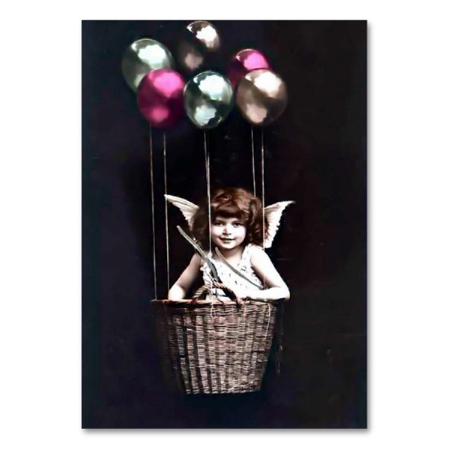 Vintage Cupid Bordsnummer (Framsidan)