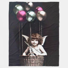 Vintage Cupid Fleecefilt