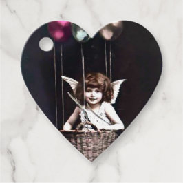 Vintage Cupid Gåvor Etiketter