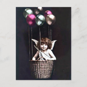 Vintage Cupid Helg Vykort