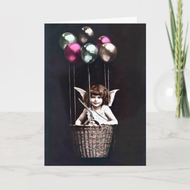 Vintage Cupid Kort (Framsida)