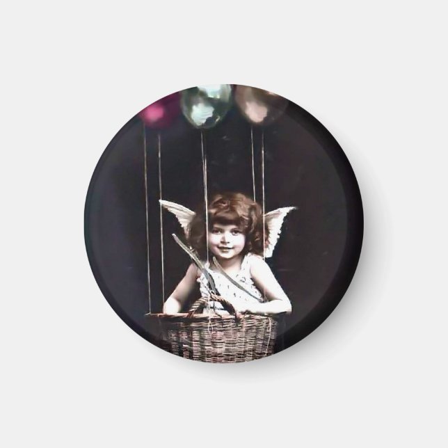 Vintage Cupid Magnet (Framsidan)