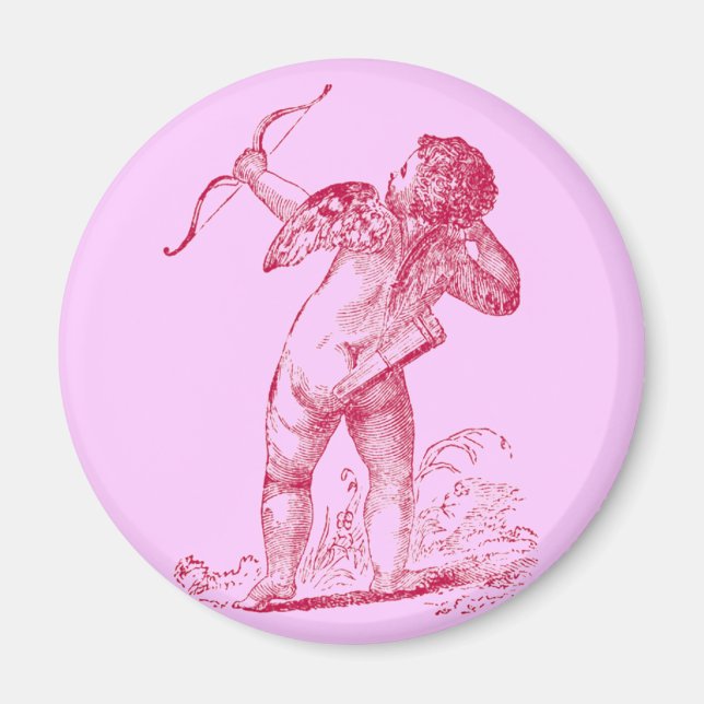Vintage Cupid Magnet (Framsidan)
