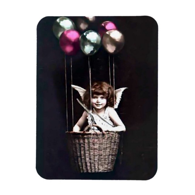 Vintage Cupid Magnet (Vertikal)