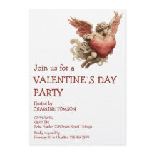 Vintage Cupid med hjärta