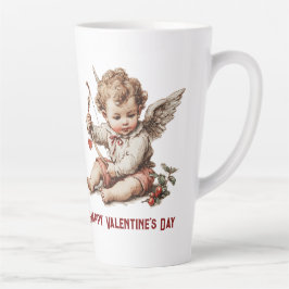 Vintage Cupid med hjärtbåge