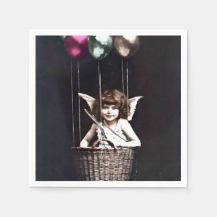 Vintage Cupid Pappersservett