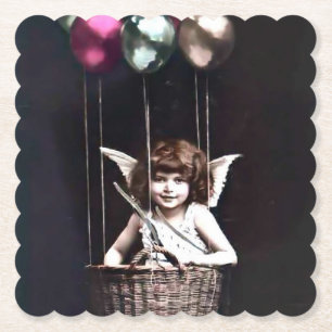 Vintage Cupid Underlägg Papper