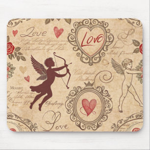Vintage Cupids romska Mönster (3) Musmatta