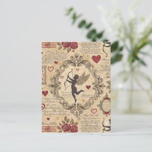 Vintage Cupids romska Mönster (9) Vykort