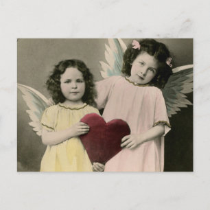 Vintage Cupids vycard Vykort