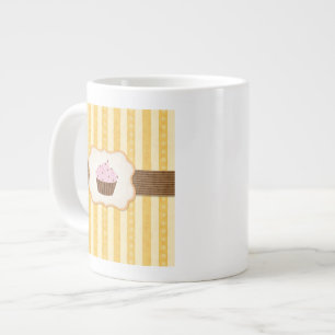 Vintage Cupkaka - bakgrund Jumbo Mugg